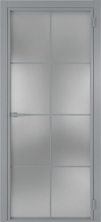 АЛЮМИНЕВАЯ ДВЕРЬ System R44 Chrome стекло White Cloud (КОМПЛЕКТ РУЧКА\ 2 ПЕТЛИ)